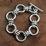 Silver Ring Bracelet