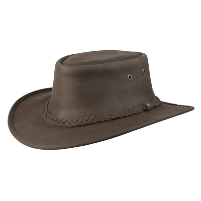 Lone Wolf Leather Hat